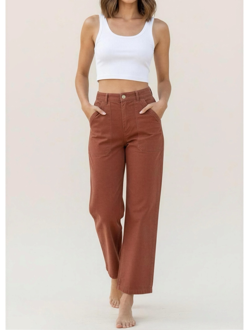 BIG BUD PRESS Work Pants, Clay Pink, Small